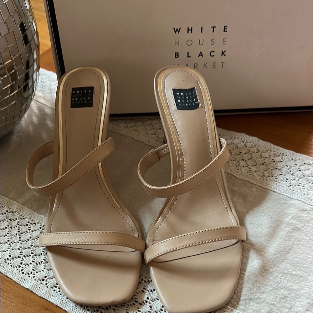 White House Black Market Tan Women's Sandals